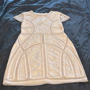 Lulus White Sequin Bodycon Dress